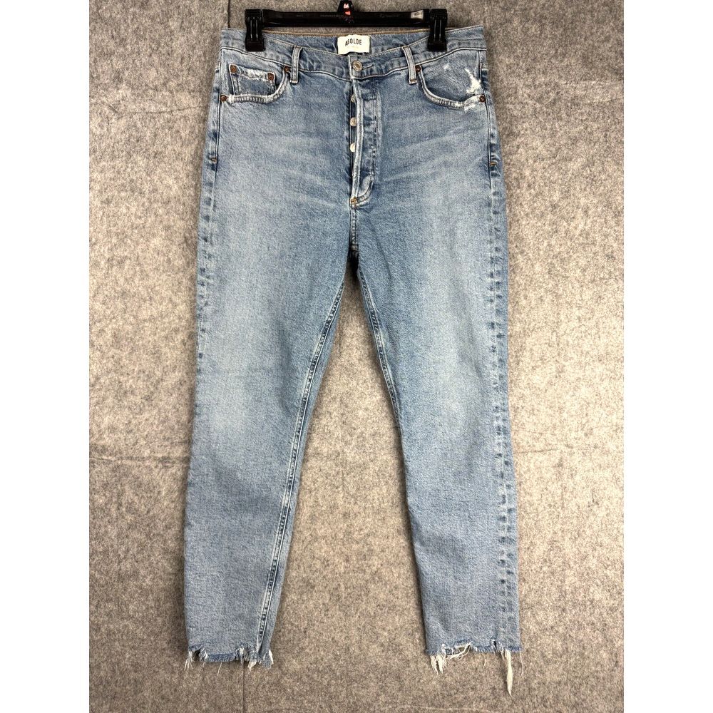 Agolde Light Blue Ankle & Cropped Jeans